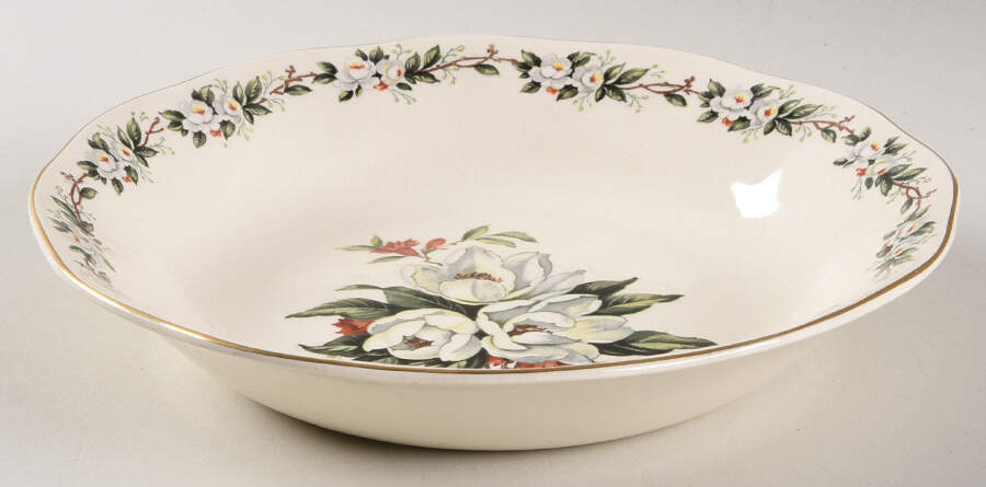 Camellia Coupe Soup Bowl by Wedgwood-1