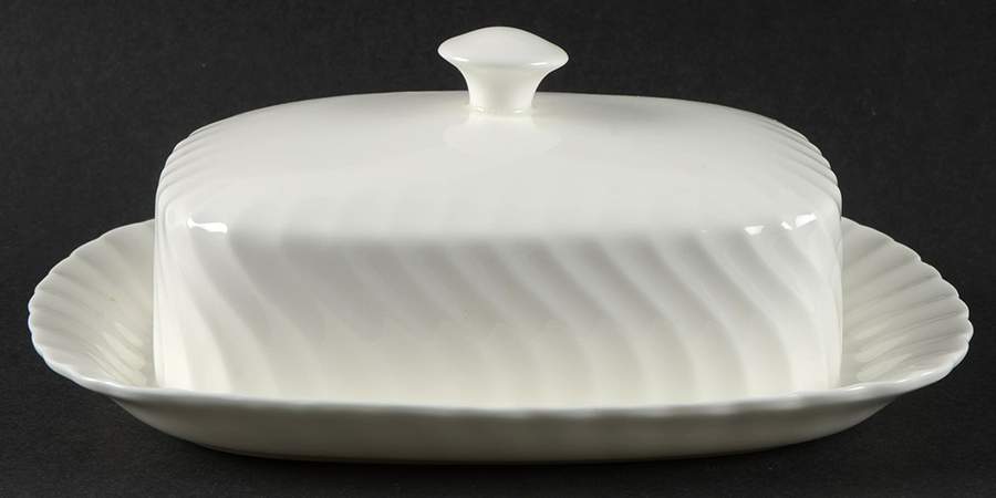 Candlelight Rectangular Covered Butter by Wedgwood-1