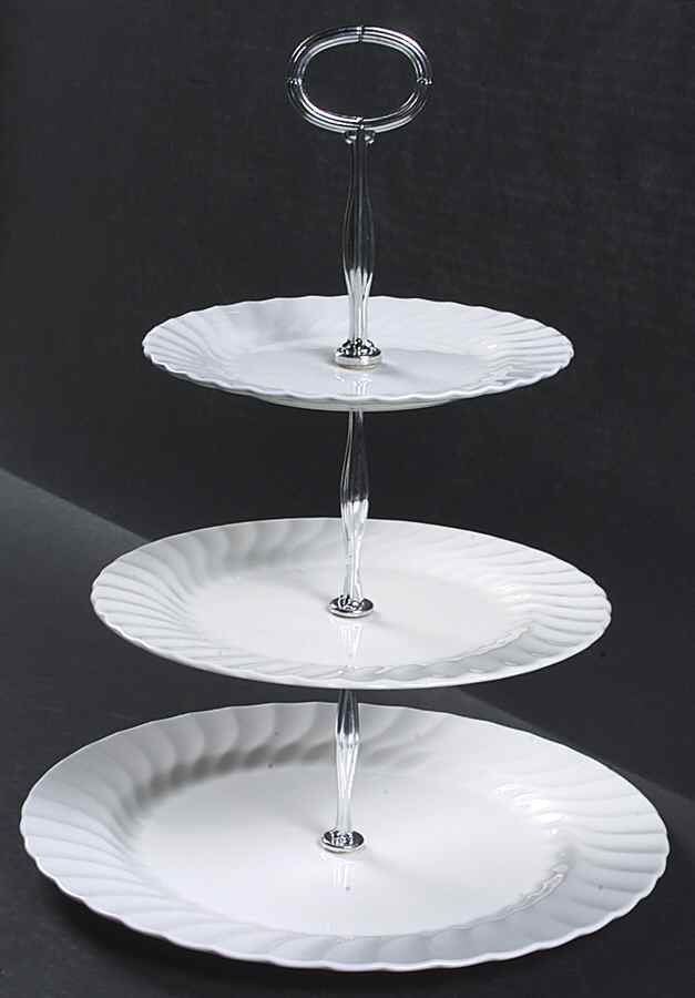Candlelight 13 7/8"-14 1/4" 3-Tiered Serving Tray(DP,SP,BB) HC by Wedgwood-1