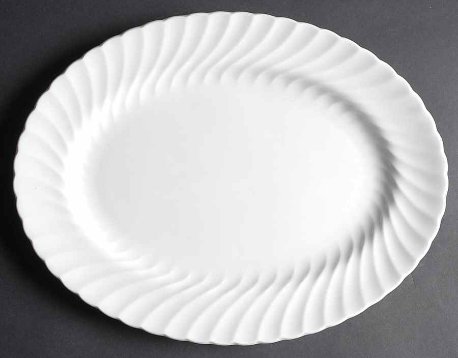 Candlelight 15" Oval Serving Platter by Wedgwood-1