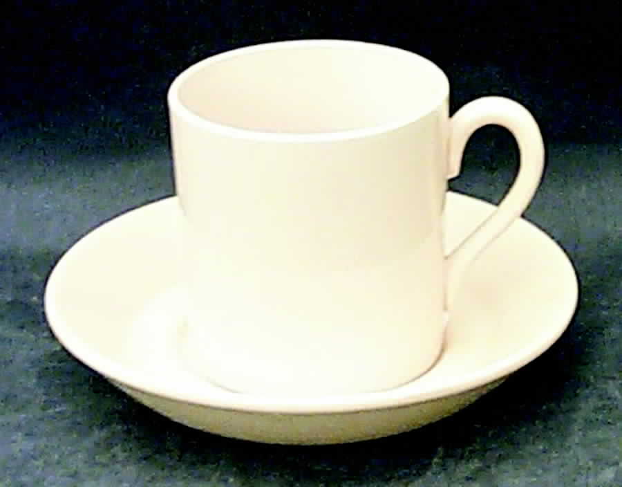 Cane Yellow Bond Shape Demitasse Cup and Saucer Set by Wedgwood-1