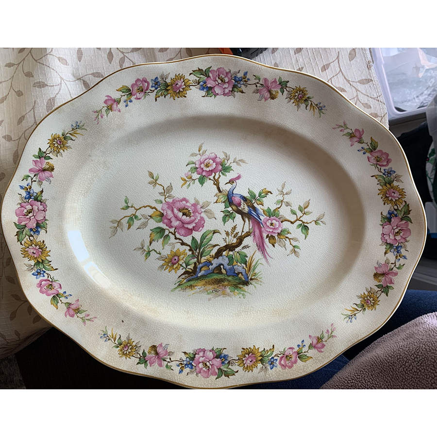 Canterbury 14" Oval Serving Platter by Wedgwood-1