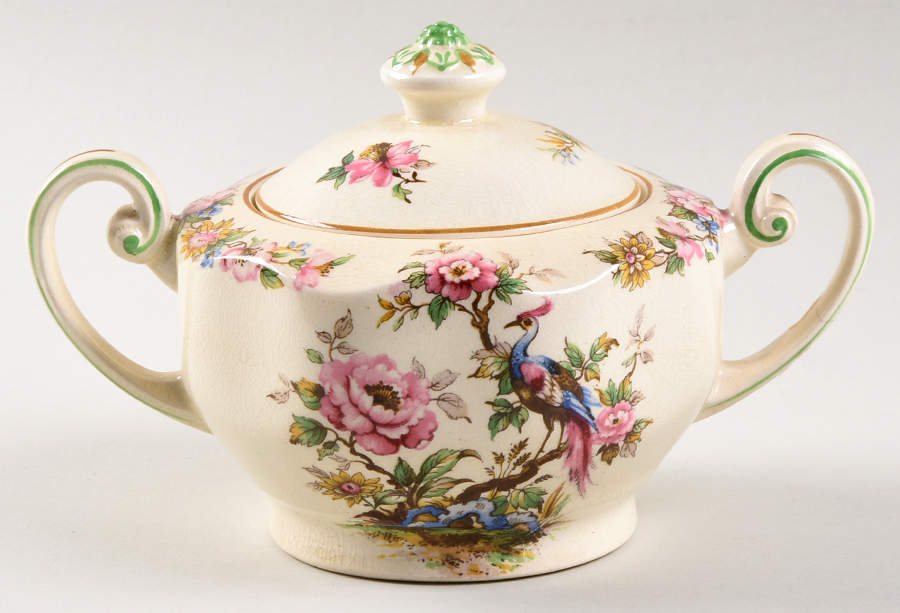 Canterbury Sugar Bowl & Lid by Wedgwood-1