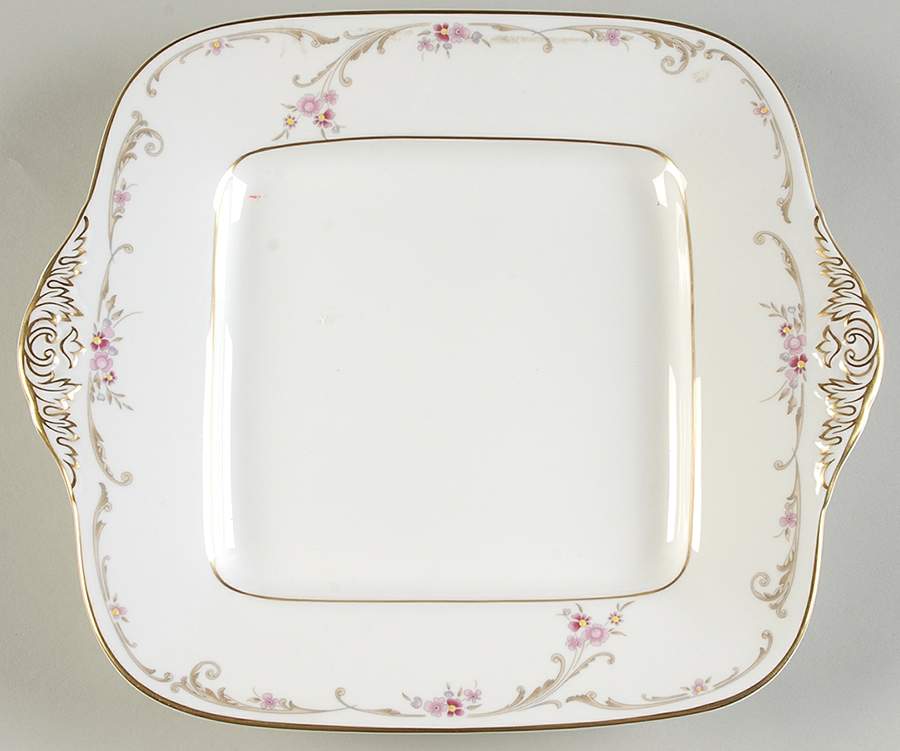 Carisbrooke Square Handled Cake Plate by Wedgwood-1