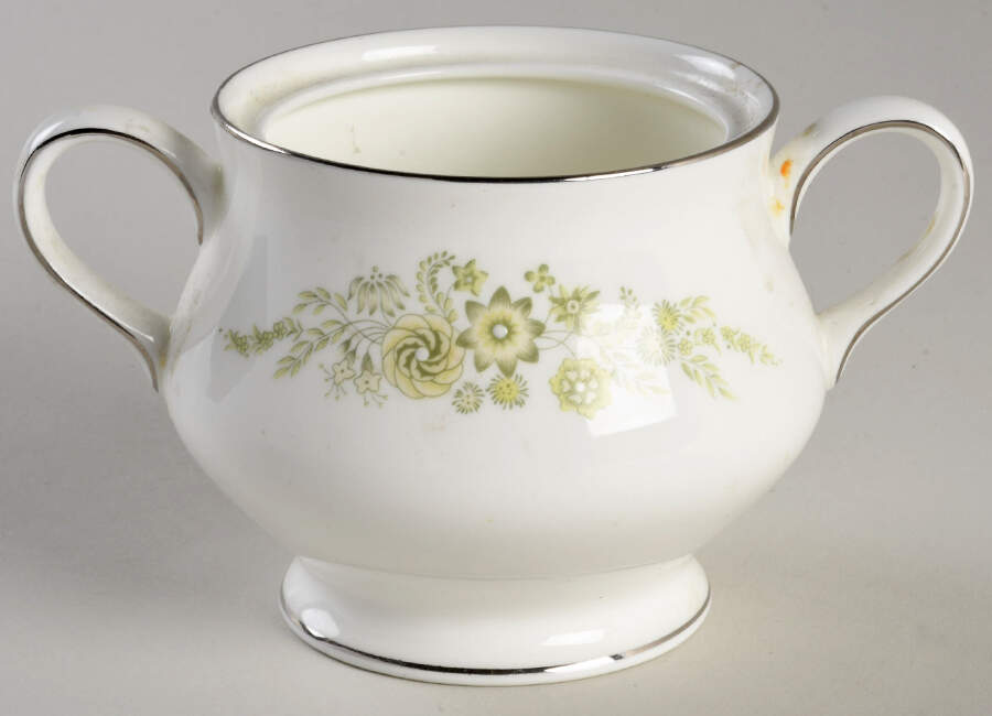 Caroline (Platinum) Sugar Bowl No Lid by Wedgwood-1
