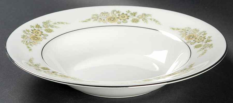 Caroline (Platinum) Rim Soup Bowl by Wedgwood-1