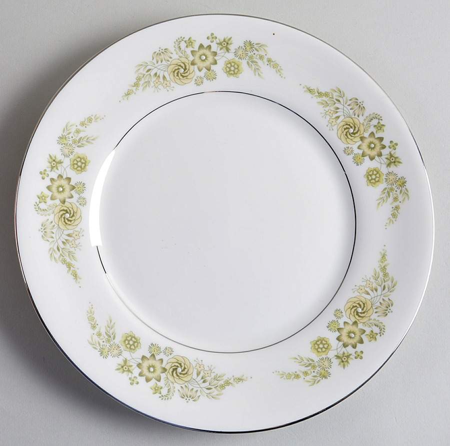Caroline (Platinum) Luncheon Plate by Wedgwood-1