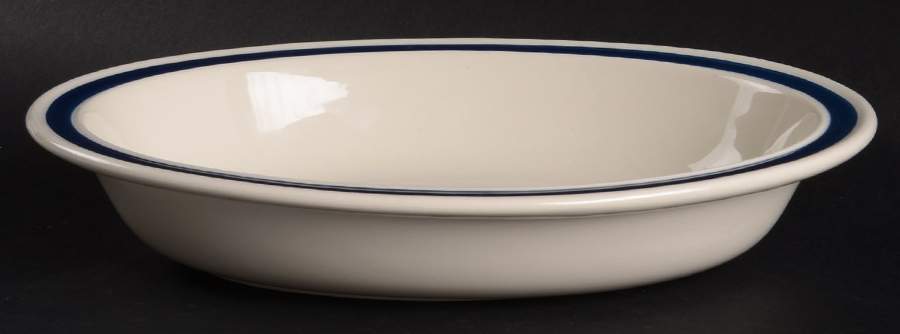 Caspian 9" Oval Vegetable Bowl by Wedgwood-1