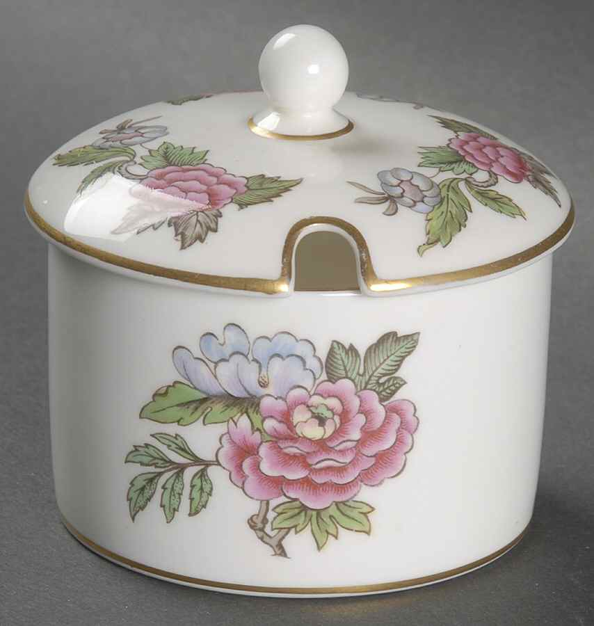 Cathay Mustard Jar & Lid by Wedgwood-1