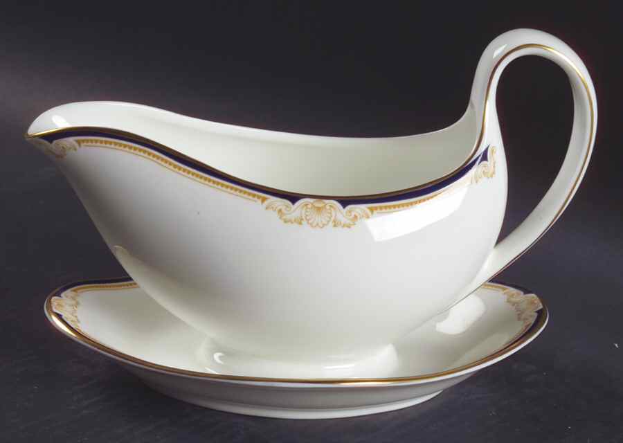 Cavendish Gravy Boat with Attached Underplate by Wedgwood-1