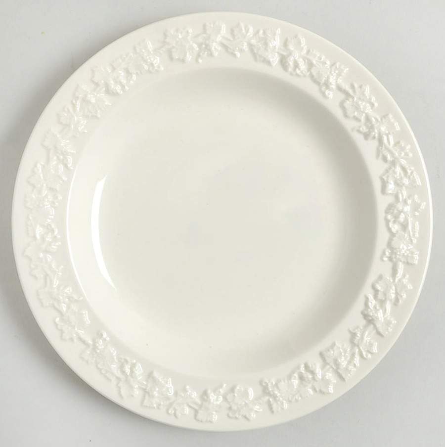 Cream Color on Cream Color (Plain Edge) Bread & Butter Plate by Wedgwood-1