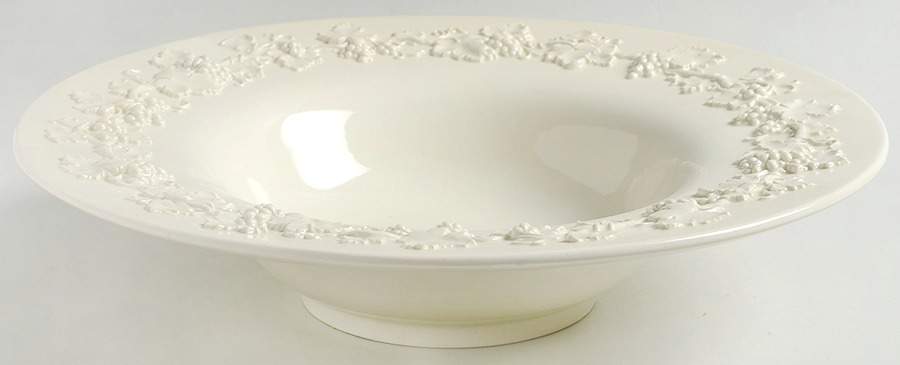 Cream Color on Cream Color (Plain Edge) Centerpiece by Wedgwood-1