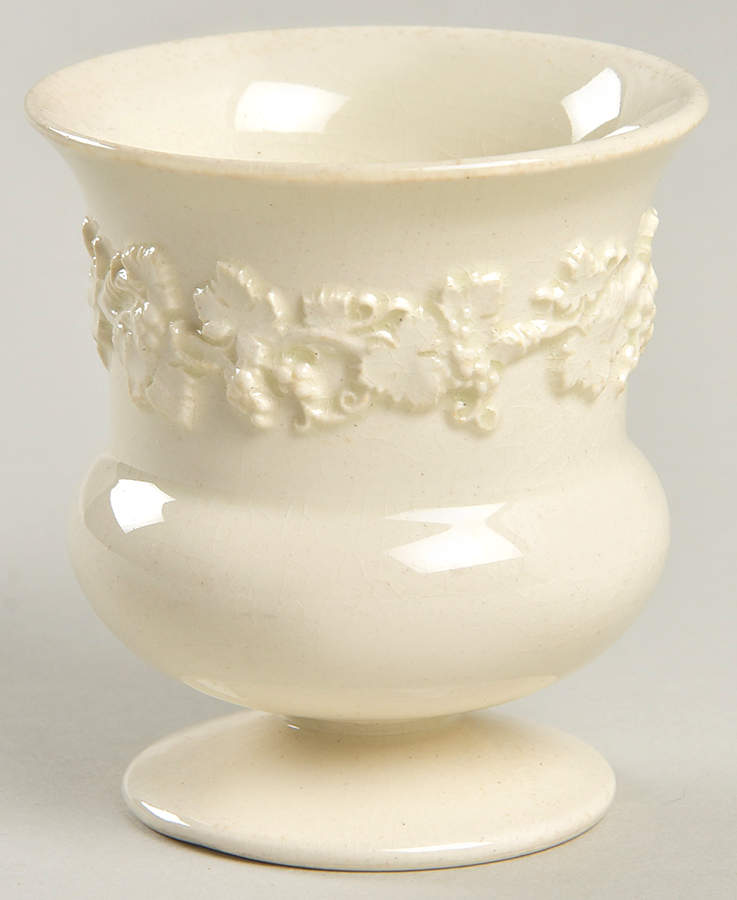 Cream Color on Cream Color (Plain Edge) Toothpick Holder by Wedgwood-1