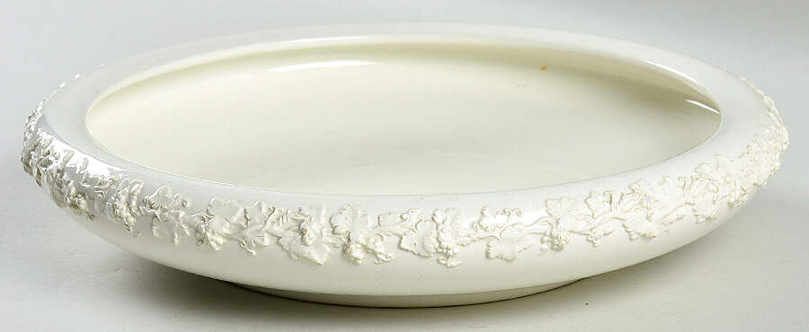 Cream Color on Cream Color (Plain Edge) 8" Gardenia Bowl by Wedgwood-1