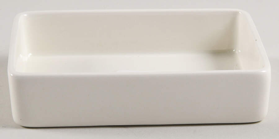 Cream Color on Cream Color (Plain Edge) Cigarette Box No Lid by Wedgwood-1