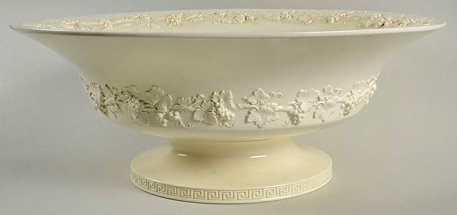 Cream Color on Cream Color (Plain Edge) Centerpiece by Wedgwood-1