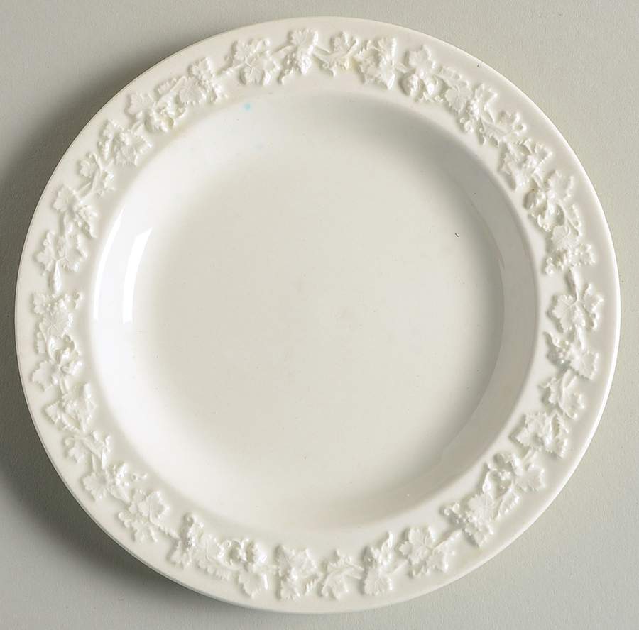 Cream Color on Cream Color (Plain Edge) Bread & Butter Plate by Wedgwood-1