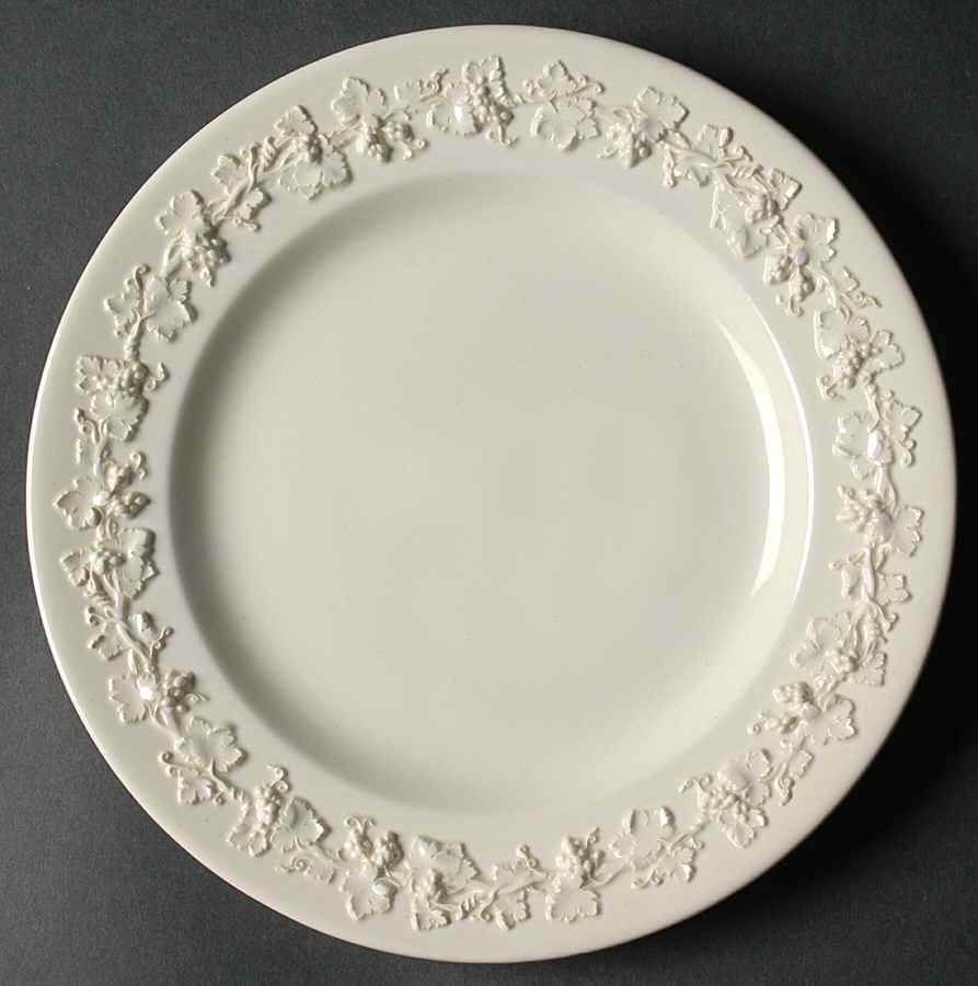 Cream Color on Cream Color (Plain Edge) Salad Plate by Wedgwood-1
