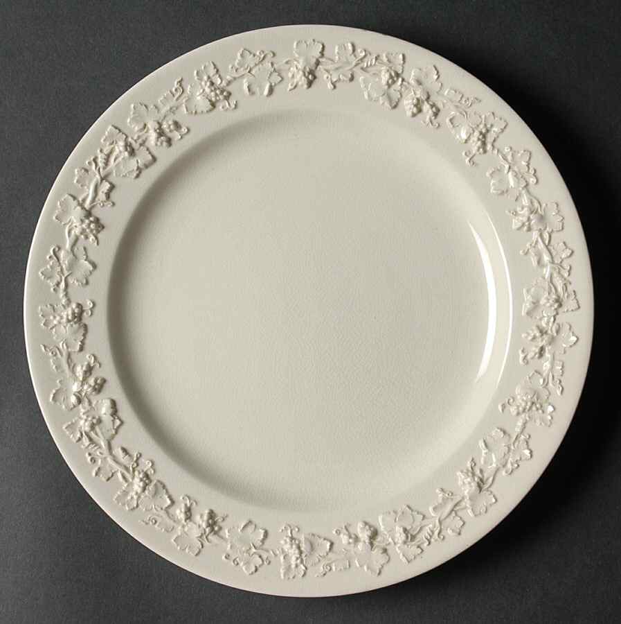 Cream Color on Cream Color (Plain Edge) Salad Plate by Wedgwood-1