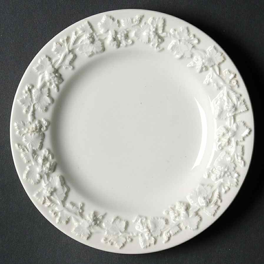 Cream Color on Cream Color (Plain Edge) Small Bread & Butter Plate by Wedgwood-1