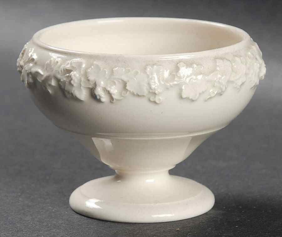Cream Color on Cream Color (Plain Edge) Master Salt Dip by Wedgwood-1