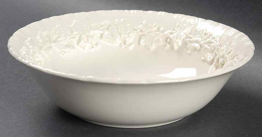 Cream Color on Cream Color (Shell Edge) Coupe Cereal Bowl by Wedgwood-1