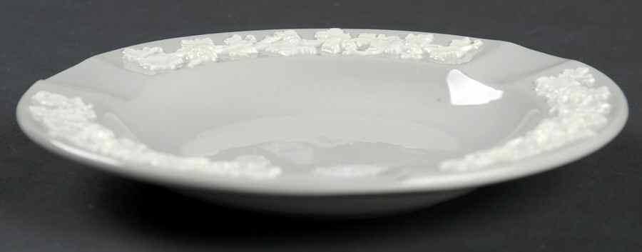 Cream Color on Grey (Plain) 5" Round Ashtray by Wedgwood-1