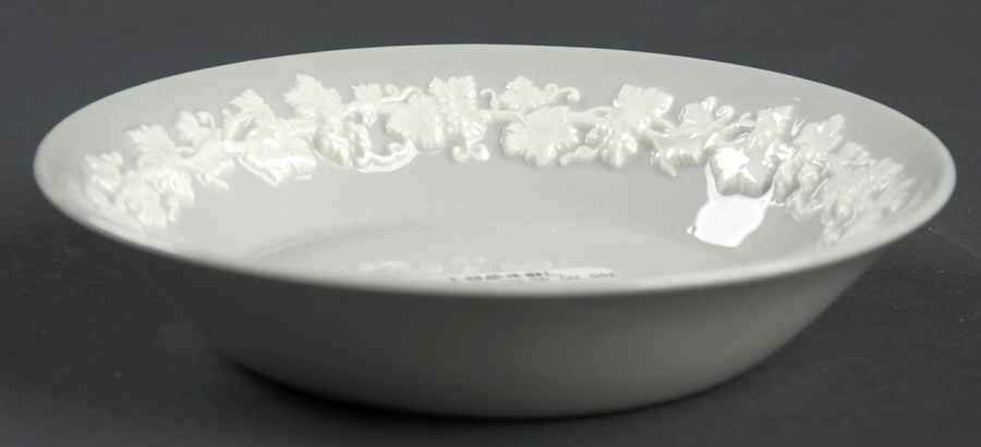 Cream Color on Grey (Plain) Fruit/Dessert (Sauce) Bowl by Wedgwood-1