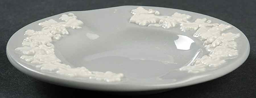 Cream Color on Grey (Plain) 3" Round Ashtray by Wedgwood-1