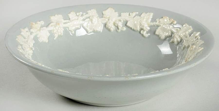 Cream Color on Grey (Plain) Coupe Cereal Bowl by Wedgwood-1
