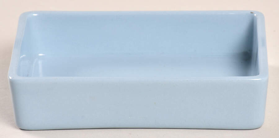 Cream Color on Lavender (Plain) Cigarette Box No Lid by Wedgwood-1
