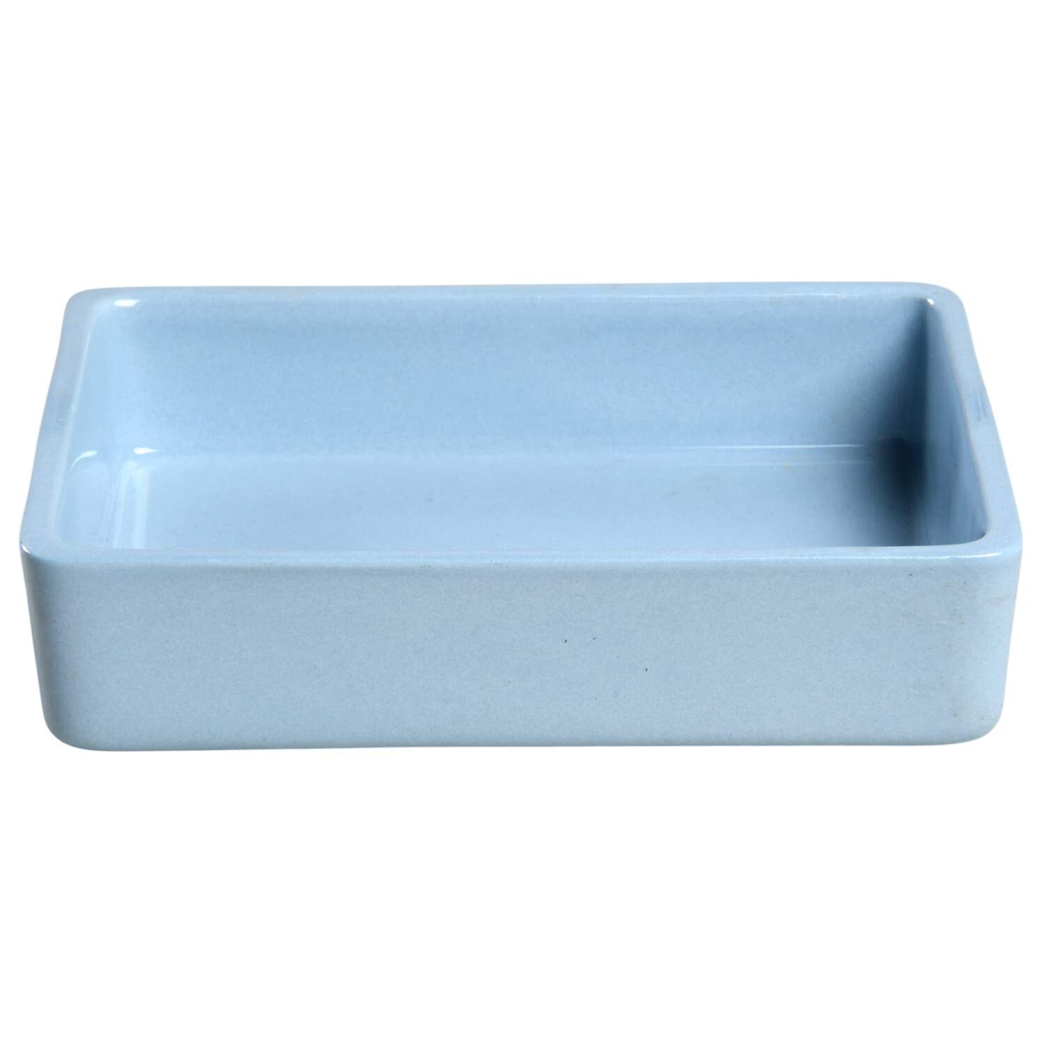 Cream Color on Lavender (Plain) Cigarette Box No Lid by Wedgwood-1