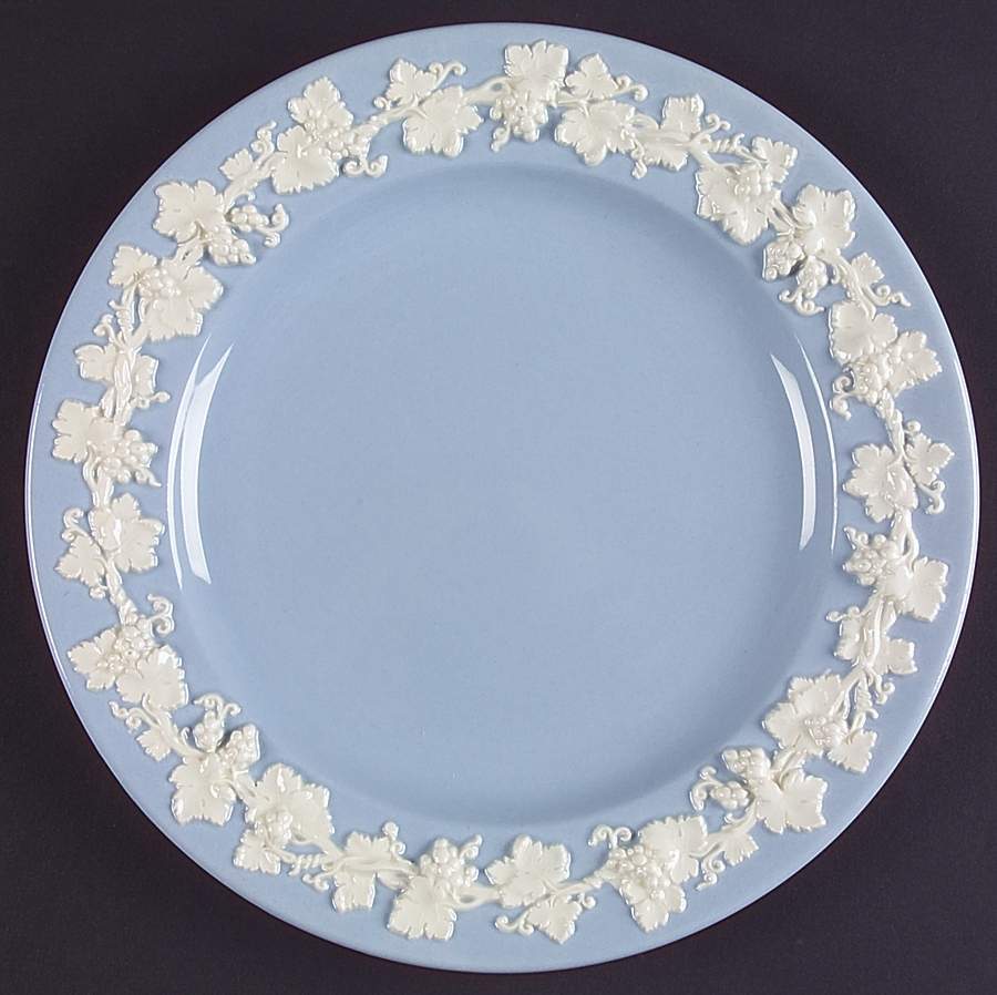 Cream Color on Lavender (Plain) Salad Plate by Wedgwood-1