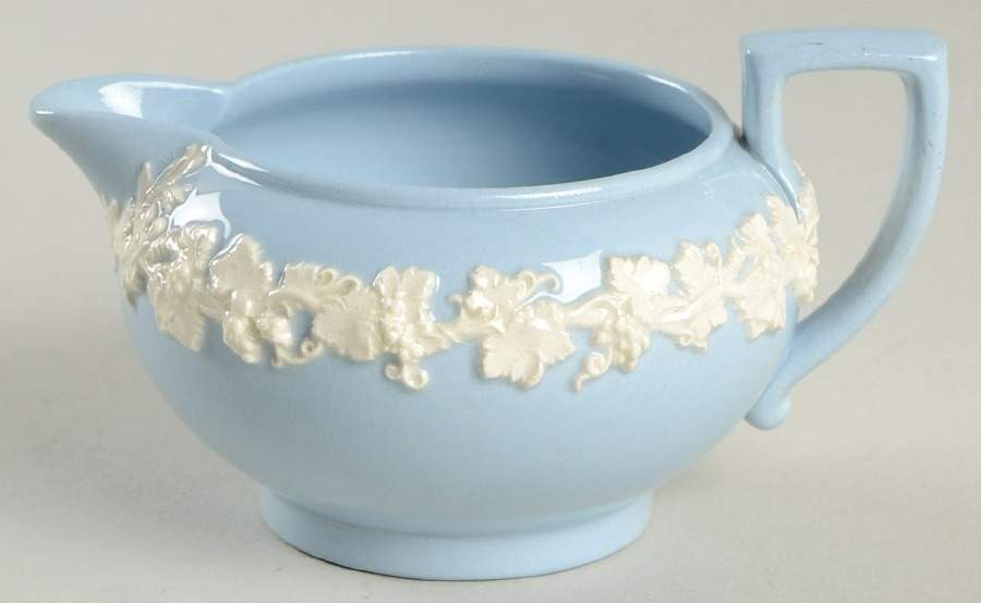 Cream Color on Lavender (Plain) Mini Creamer by Wedgwood-1