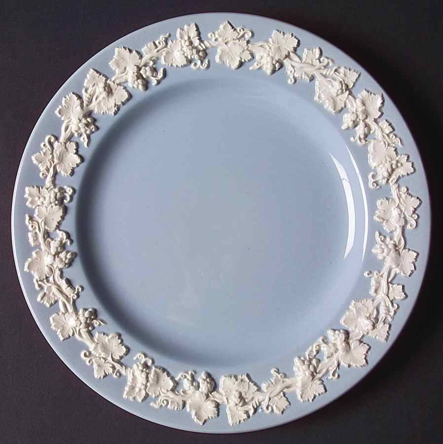 Cream Color on Lavender (Plain) Salad Plate by Wedgwood-1