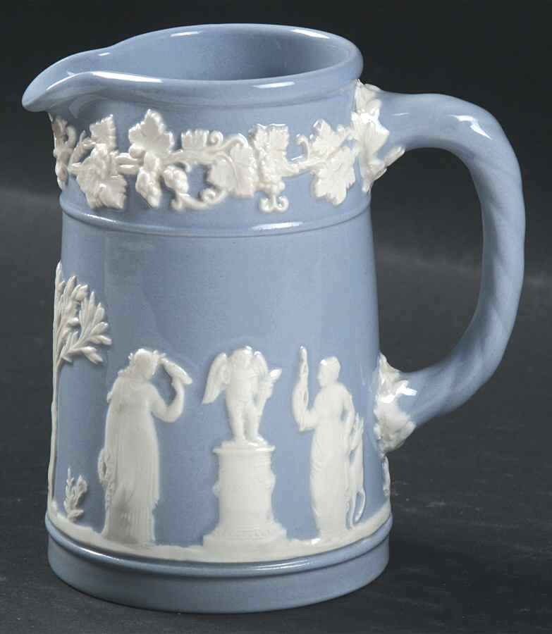 Cream Color on Lavender (Plain) 6 Oz Pitcher by Wedgwood-1