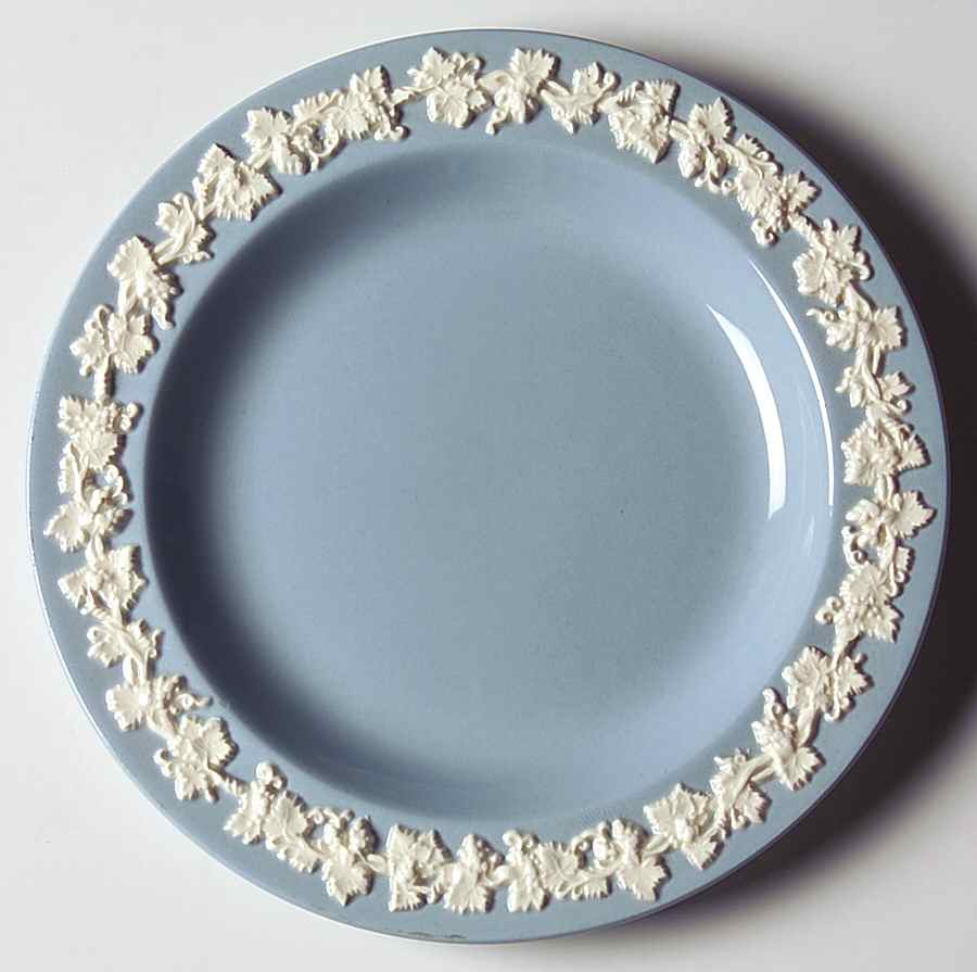 Cream Color on Lavender (Plain) Bread & Butter Plate by Wedgwood-1