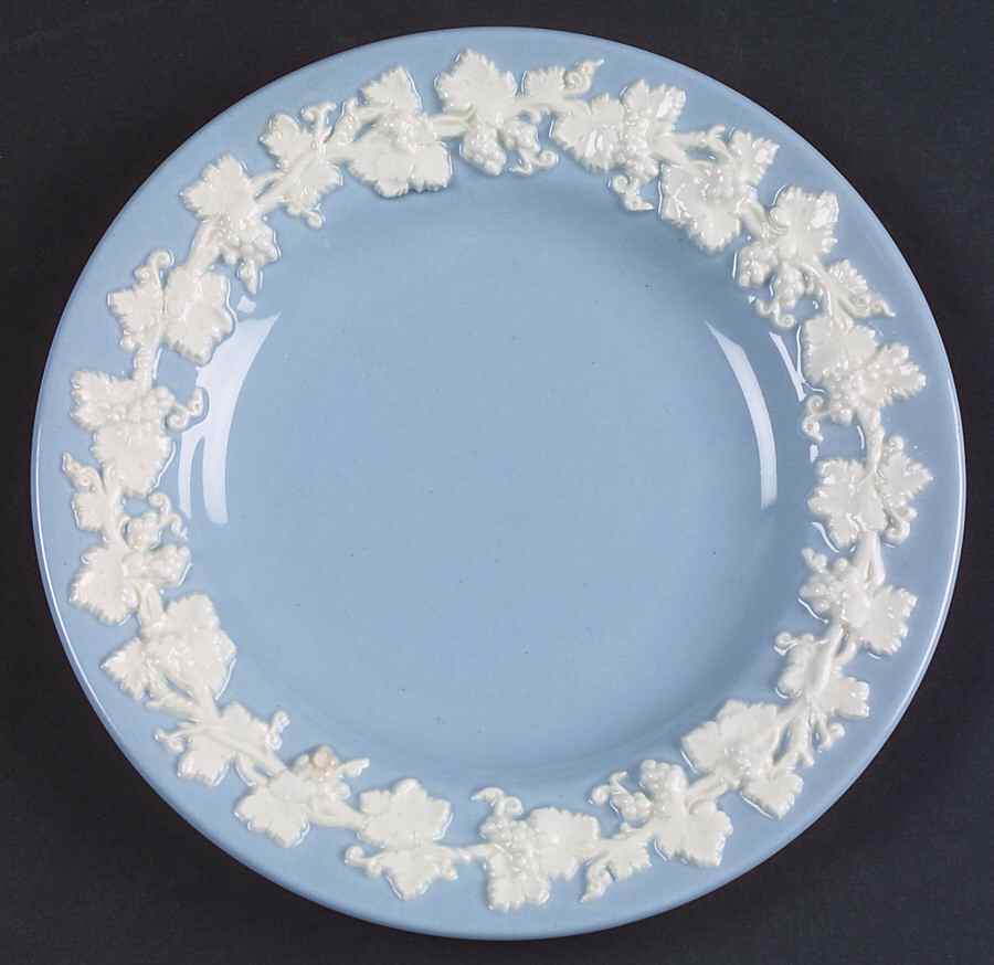 Cream Color on Lavender (Plain) Small Bread & Butter Plate by Wedgwood-1
