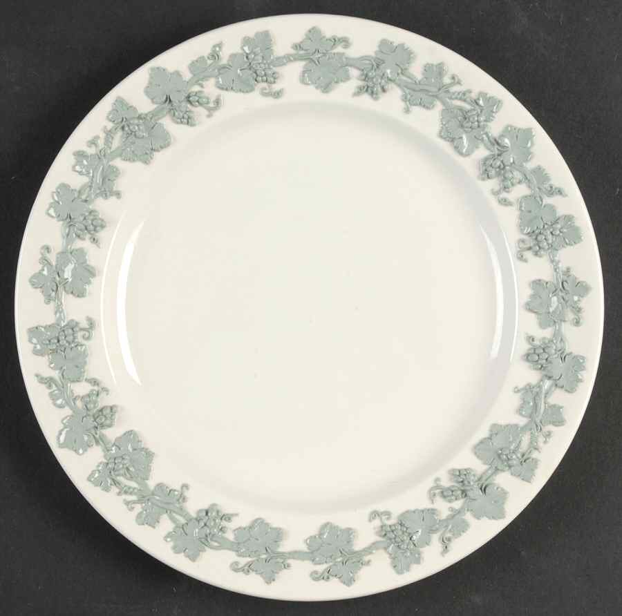 Celadon On Cream Color (Plain Edge) Salad Plate by Wedgwood-1