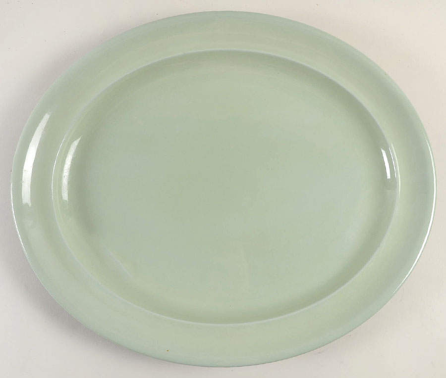 Celadon 16" Oval Serving Platter by Wedgwood-1