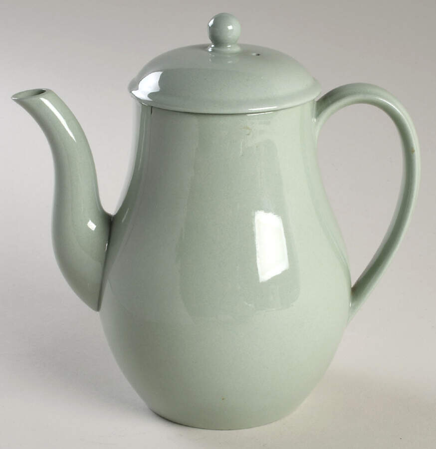 Celadon Mini Coffee Pot & Lid by Wedgwood-1
