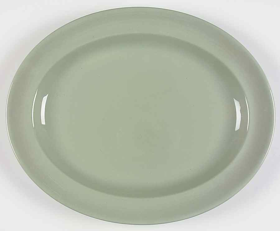 Celadon 14" Oval Serving Platter by Wedgwood-1