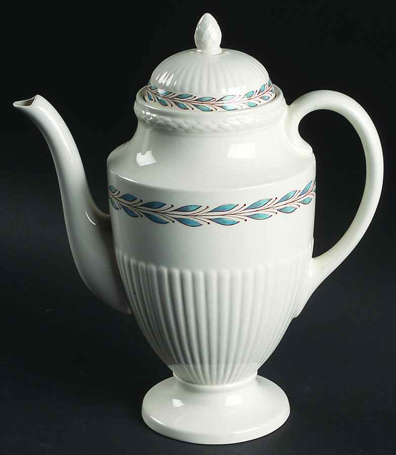 Ceres Blue (Edme) Coffee Pot & Lid by Wedgwood-1