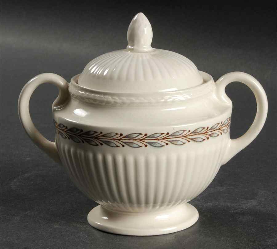 Ceres Blue (Edme) Sugar Bowl & Lid by Wedgwood-1