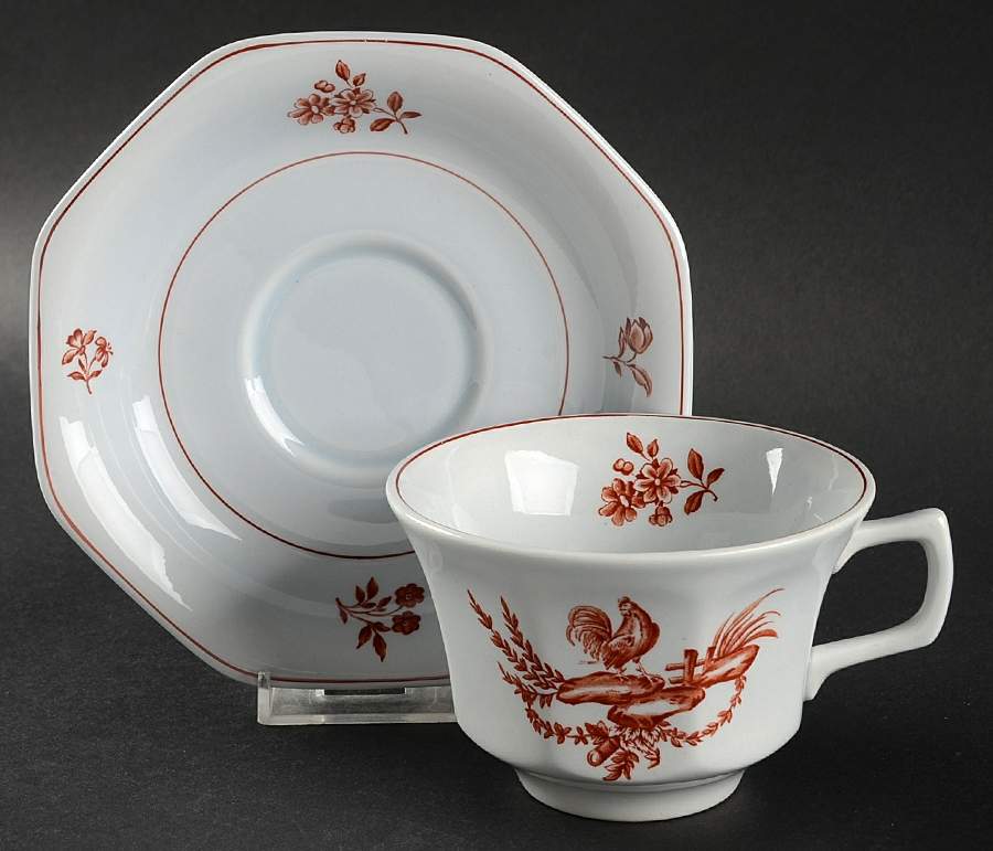 Chantecler Breakfast Cup & Saucer Set by Wedgwood-1