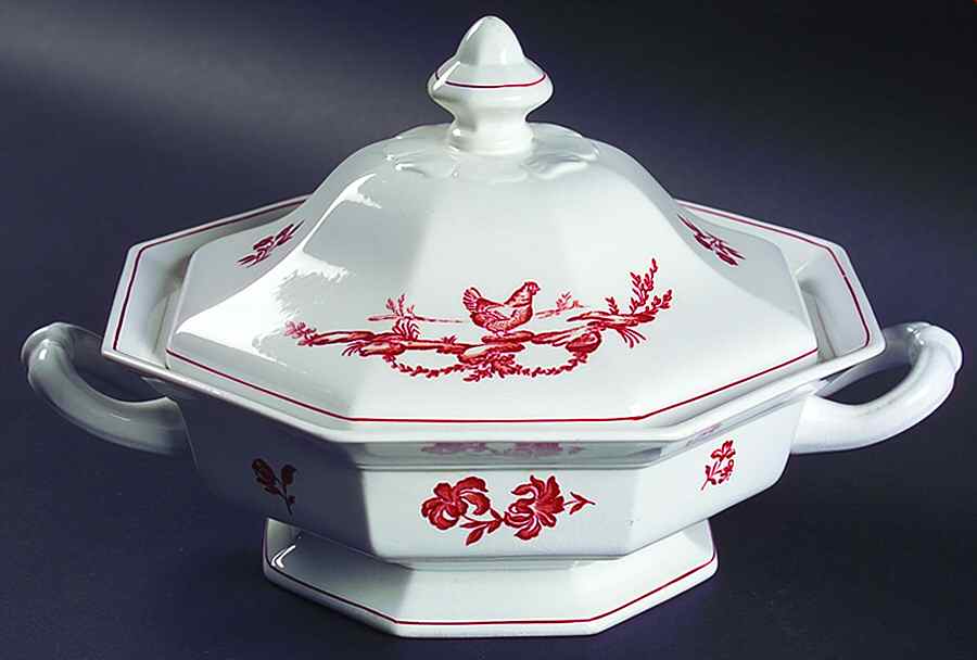 Chantecler Octagonal Covered Vegetable by Wedgwood-1