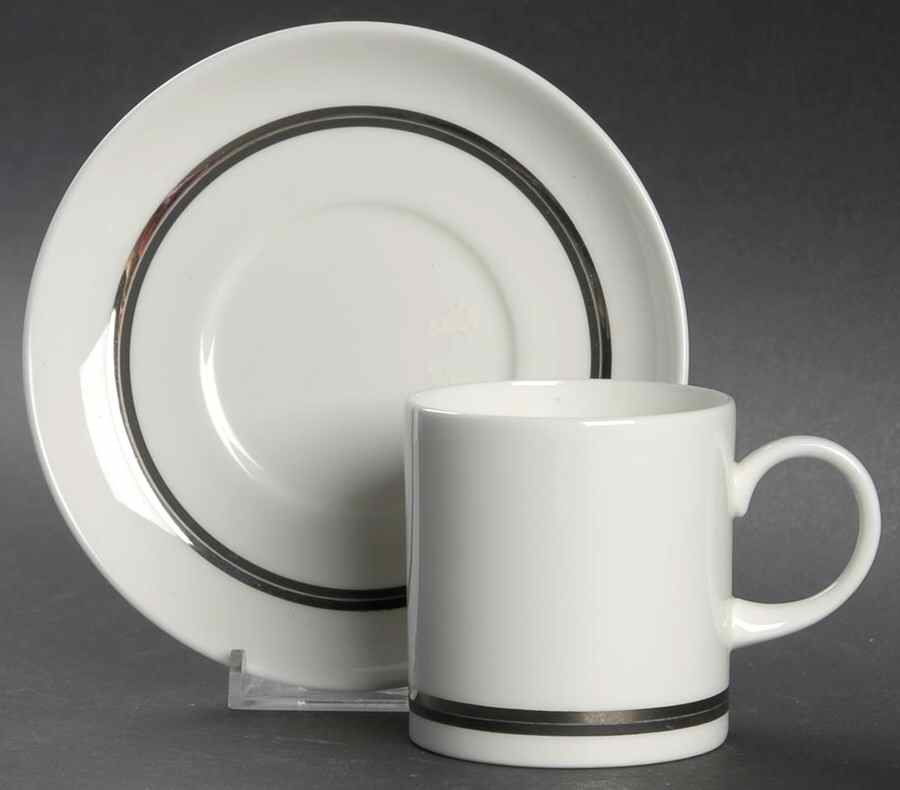 Charisma Can Shape Demitasse Cup and Saucer Set by Wedgwood-1