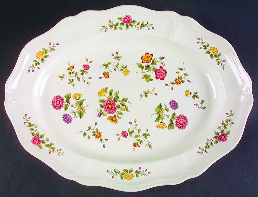 Charlecote 15" Oval Serving Platter by Wedgwood-1