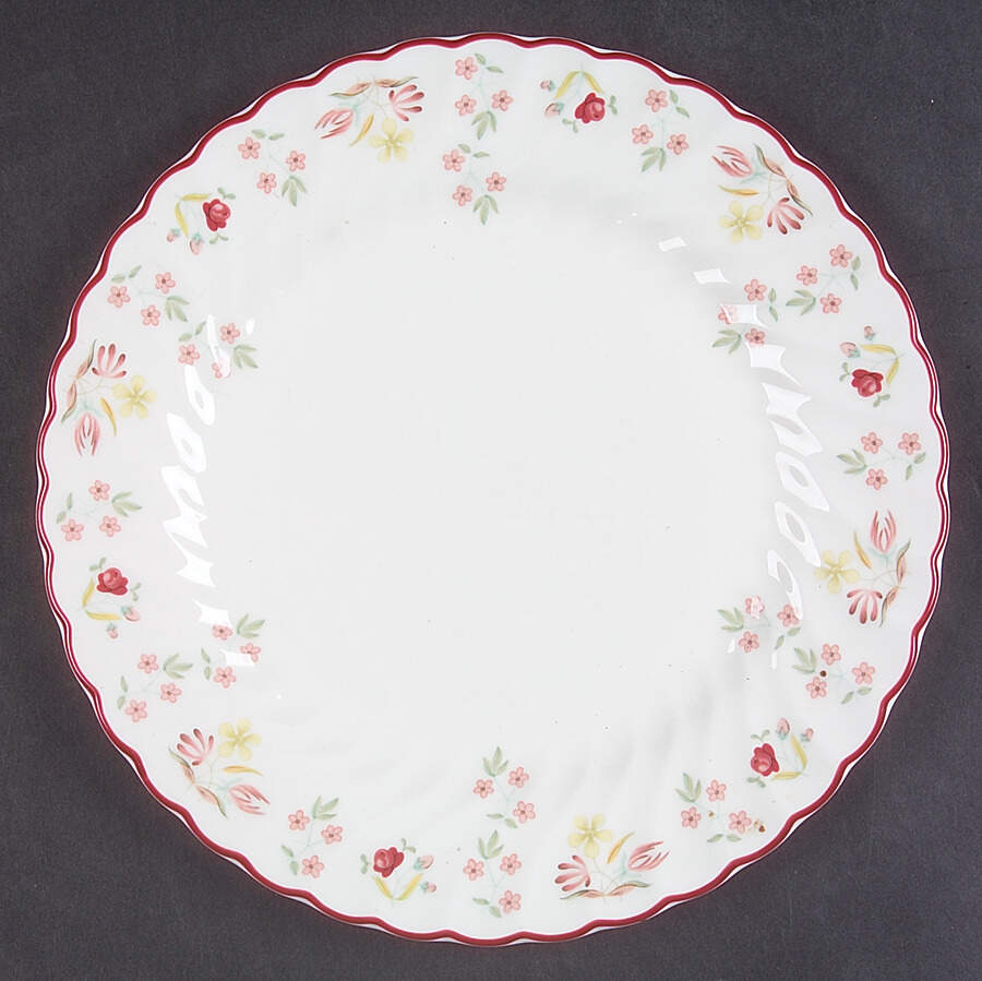 Charlotte (Red Trim, Older) Salad Plate by Wedgwood-1