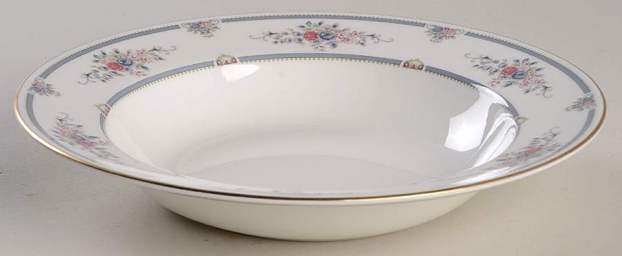 Charlotte (Gold Trim, Newer) Rim Soup Bowl by Wedgwood-1